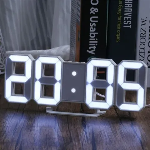 Relógio Digital LED 3D+ (FRETE GRÁTIS)