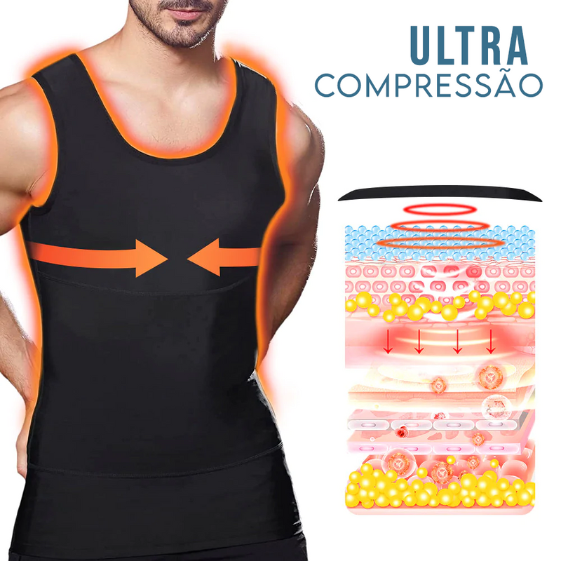 Regata De Ultra Compressão - Tecnologia Queima Gordura .